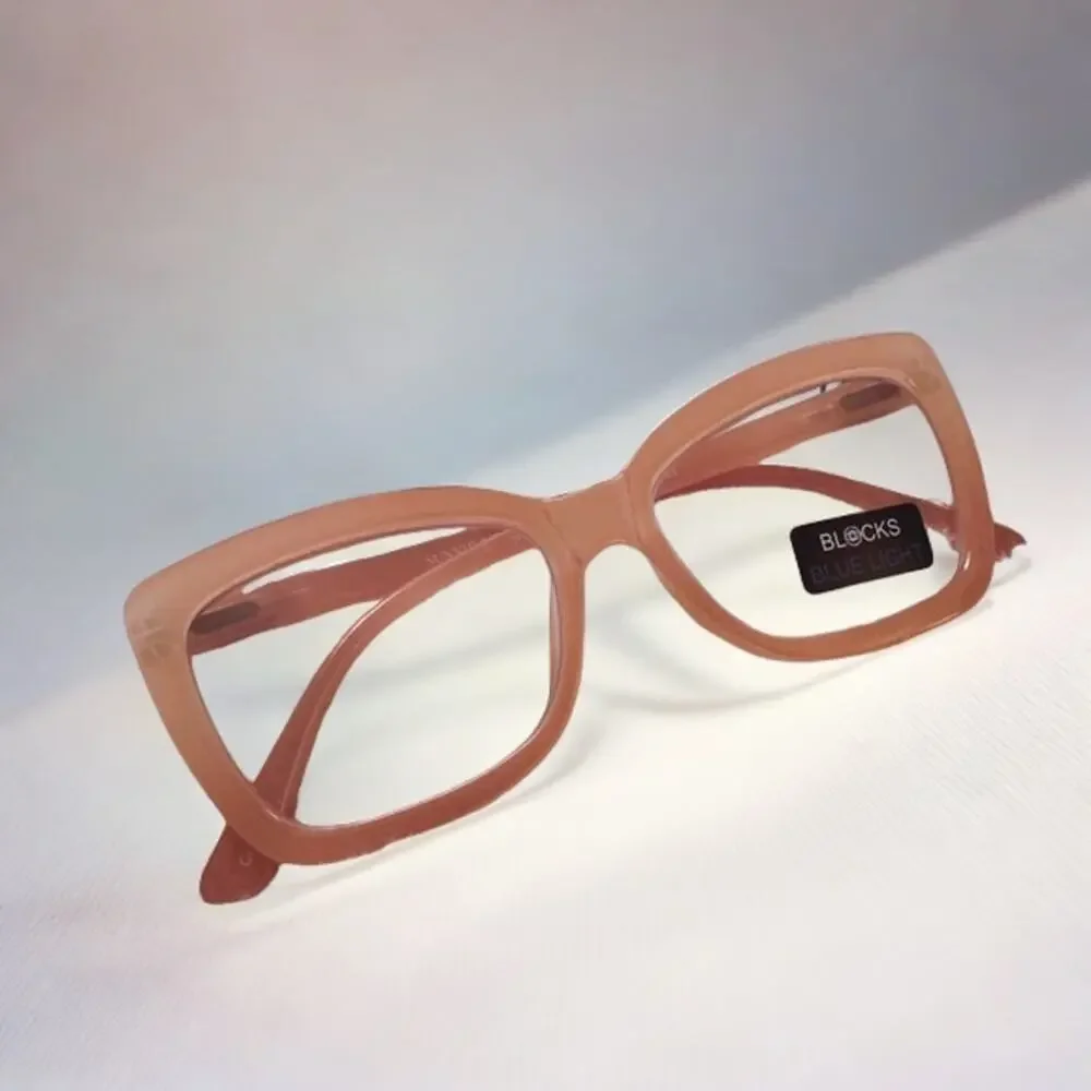 Grace Pink Computer Blue Light Glasses